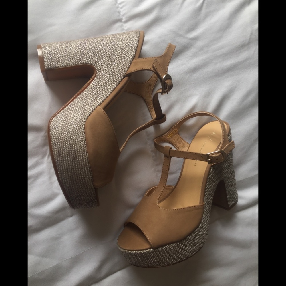 BRAND NEW Anthropologie Platform Sandals ✨